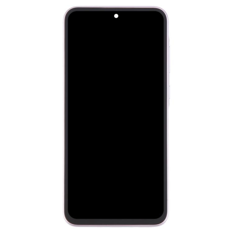 For Samsung Galaxy A35 SM-A356B OLED LCD Screen Digitizer Full Assembly with Frame (Pink) - free shipping - PMc TechLife - Order now!