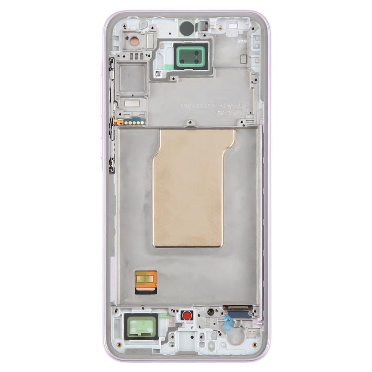 For Samsung Galaxy A35 SM-A356B OLED LCD Screen Digitizer Full Assembly with Frame (Pink) - free shipping - PMc TechLife - Order now!