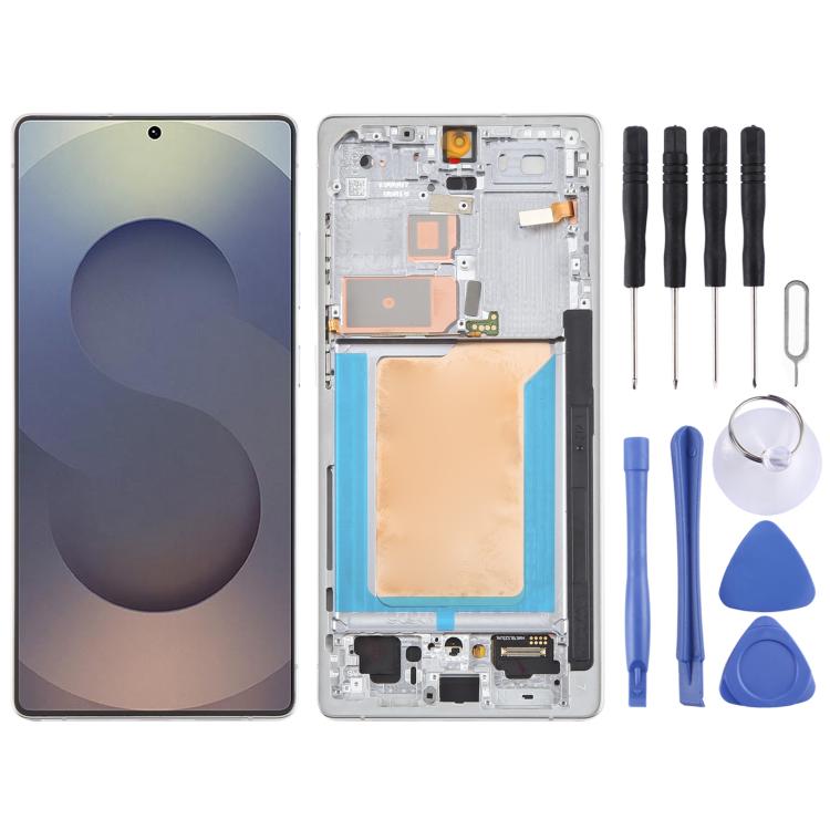 For Samsung Galaxy S25 Ultra SM-S938B 6.78 inch OLED LCD Screen Digitizer Full Assembly with Frame (Silver) - free shipping - PMC TechLife - Order now!
