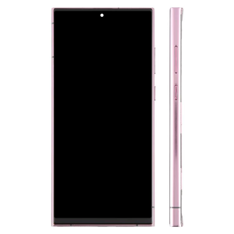 For Samsung Galaxy S22 Ultra SM-S908B 6.72 inch TFT LCD Screen Digitizer Full Assembly with Frame, Not Supporting Fingerprint Identification (Purple) - free shipping - PMC TechLife - Order now!