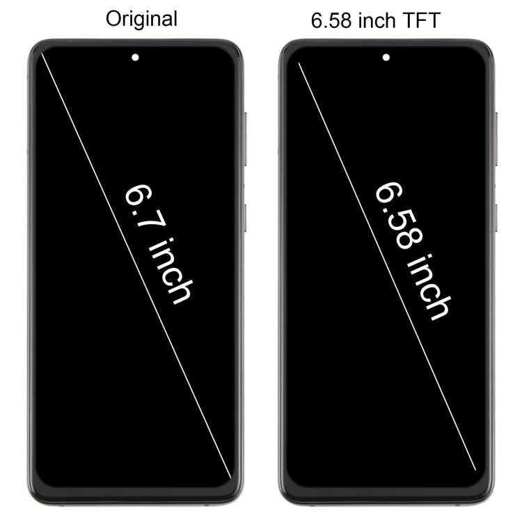 For Samsung Galaxy S21+ SM-G996B 6.58 inch TFT LCD Screen Digitizer Full Assembly with Frame, Not Supporting Fingerprint Identification (Black) - free shipping - PMC TechLife - Order now!