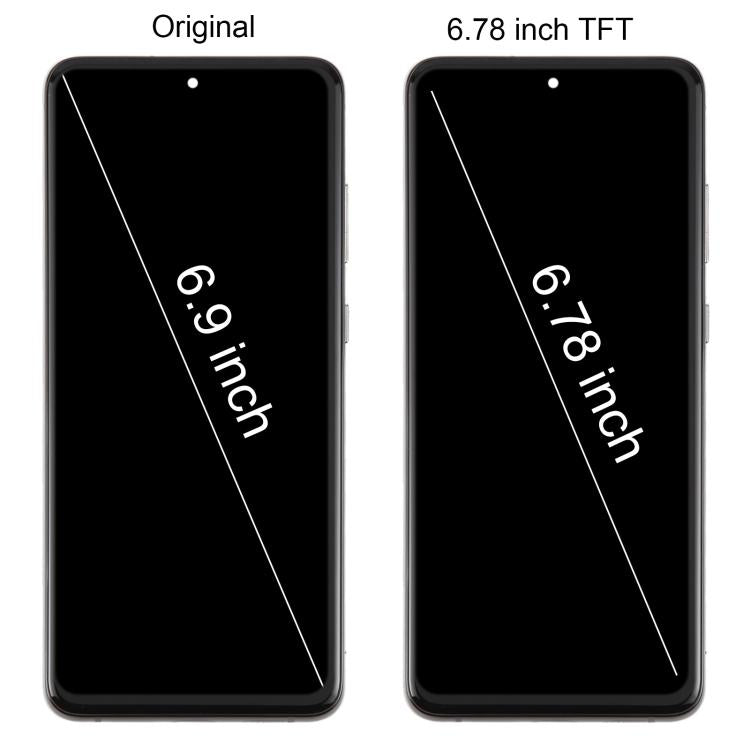 For Samsung Galaxy S20 Ultra SM-G988B 6.78 inch TFT LCD Screen Digitizer Full Assembly with Frame, Not Supporting Fingerprint Identification (Grey) - free shipping - PMC TechLife - Order now!