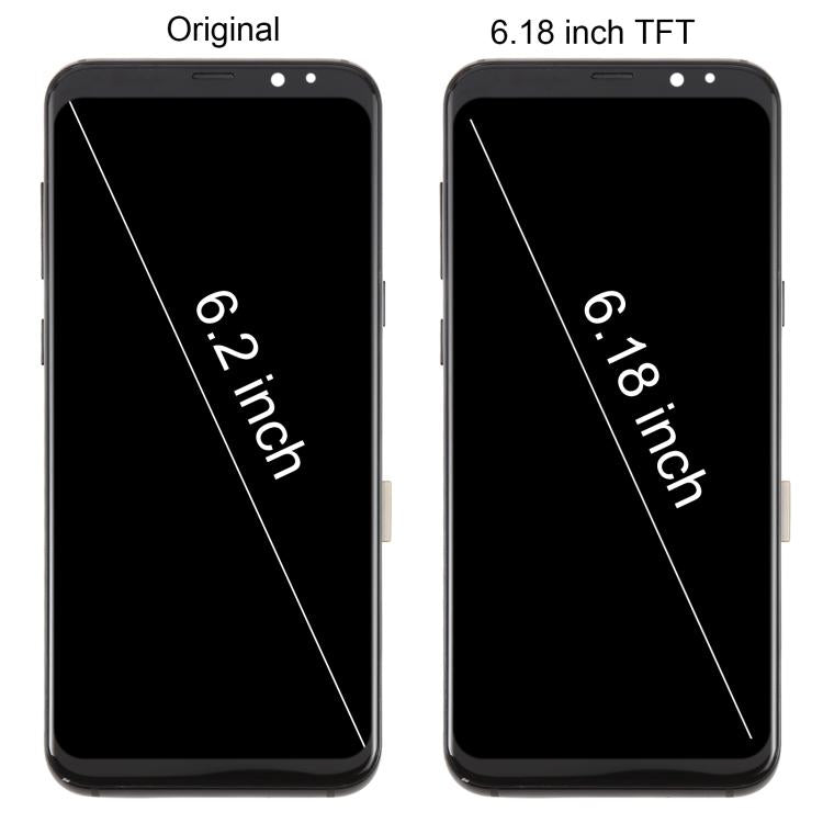 For Samsung Galaxy S8+ SM-G955F 6.18 inch TFT LCD Screen Digitizer Full Assembly with Frame (Gold) - free shipping - PMC TechLife - Order now!