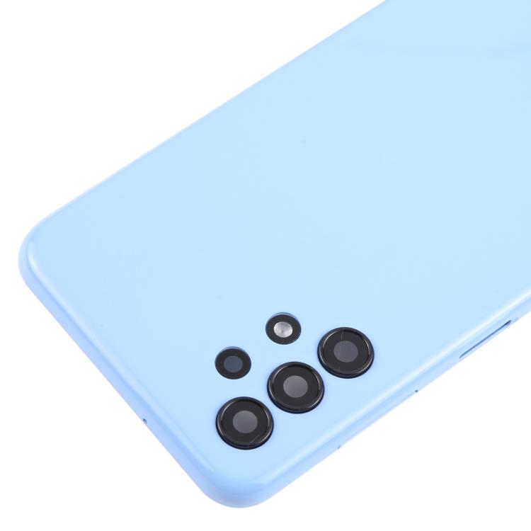 For Samsung Galaxy A13 SM-A135F Back Cover with Camera Lens Cover(Blue) - free shipping - PMC TechLife - Order now!
