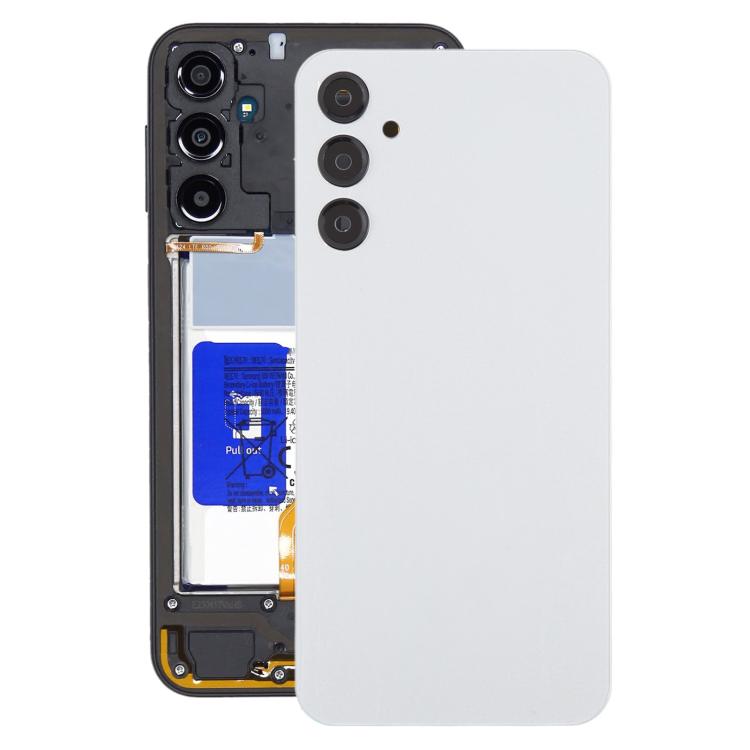 For Samsung Galaxy A24 SM-A245 Back Cover with Camera Lens Cover(Silver) - free shipping - PMC TechLife - Order now!