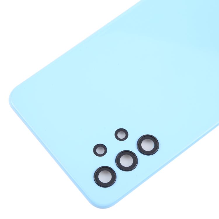 For Samsung Galaxy A32 4G SM-A325F Battery Back Cover with Camera Lens Cover(Blue) - free shipping - PMC TechLife - Order now!