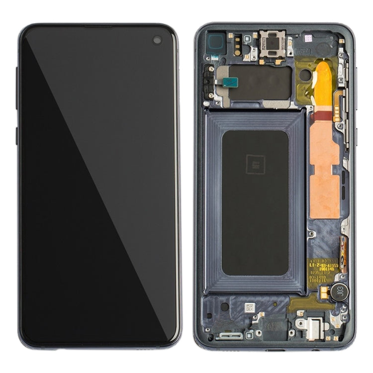Original Super AMOLED LCD Screen Digitizer Full Assembly with Frame for Samsung Galaxy S10e (Black) - free shipping - PMc TechLife - Order now!