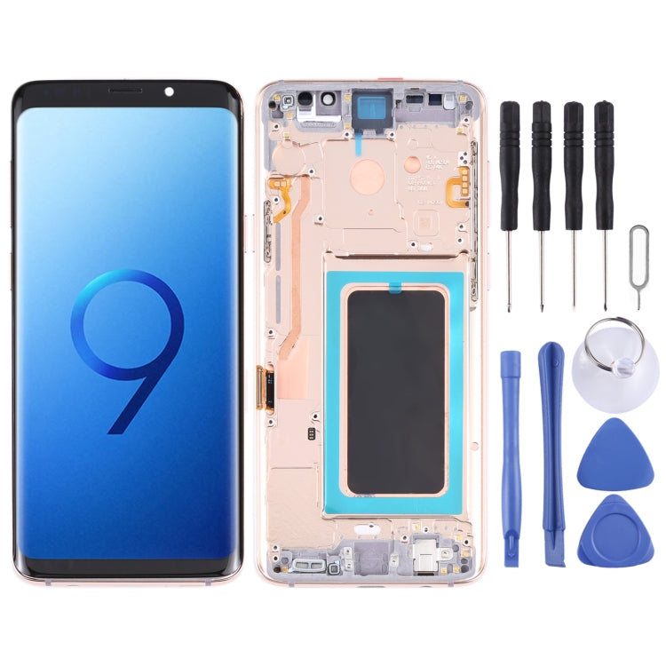 Super AMOLED LCD Screen for Galaxy S9+ / G965F / G965F / DS / G965U / G965W / G9650 Digitizer Full Assembly with Frame (Gold) - free shipping - PMc TechLife - Order now!
