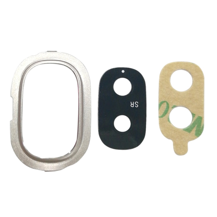 For Galaxy J4, J400F/DS, J400G/DS 10pcs Back Camera Bezel with Lens Cover & Adhesive (Gold) - free shipping - PMc TechLife - Order now!