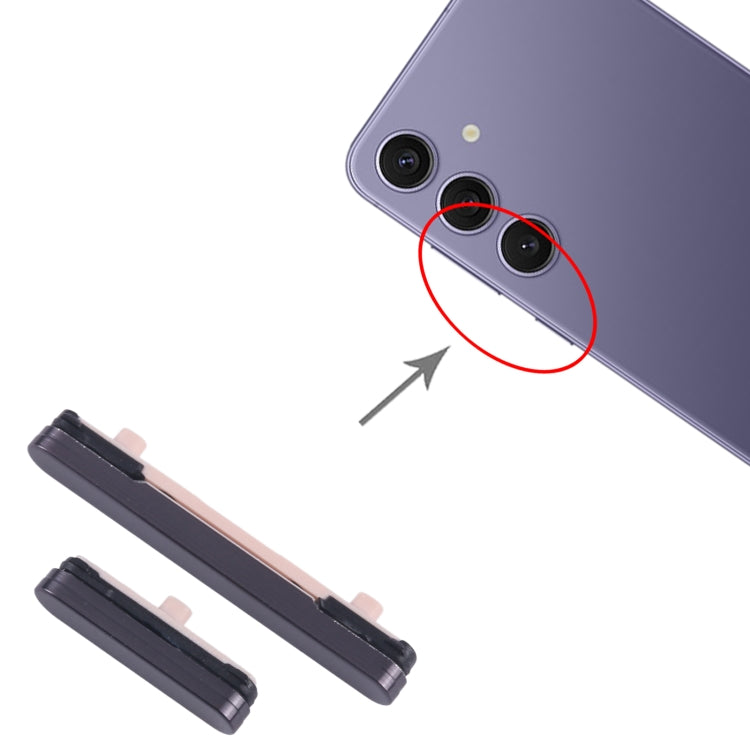 For Samsung Galaxy S24+ SM-S926B 10pcs Original Power Button and Volume Control Button (Black) - free shipping - PMc TechLife - Order now!