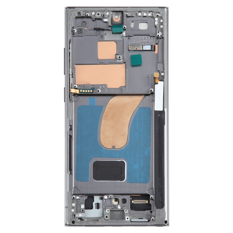 For Samsung Galaxy S23 Ultra SM-S918B EU Edition Original LCD Screen Digitizer Full Assembly with Frame (Green) - free shipping - PMC TechLife - Order now!