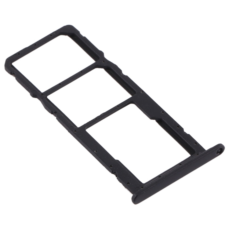 SIM Card Tray + SIM Card Tray + Micro SD Card Tray for Huawei Honor 8A Pro (Black) - Card Socket by PMc TechLife | Online Shopping South Africa | PMc TechLife | Buy Now Pay Later Mobicred