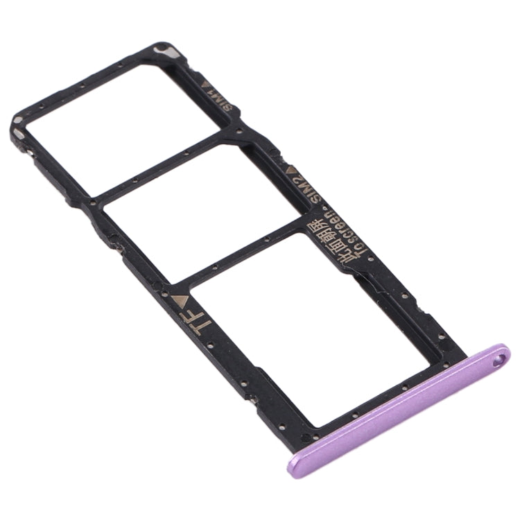 SIM Card Tray + SIM Card Tray + Micro SD Card Tray for Huawei Y8s (Purple) - Card Socket by PMc TechLife | Online Shopping South Africa | PMc TechLife | Buy Now Pay Later Mobicred