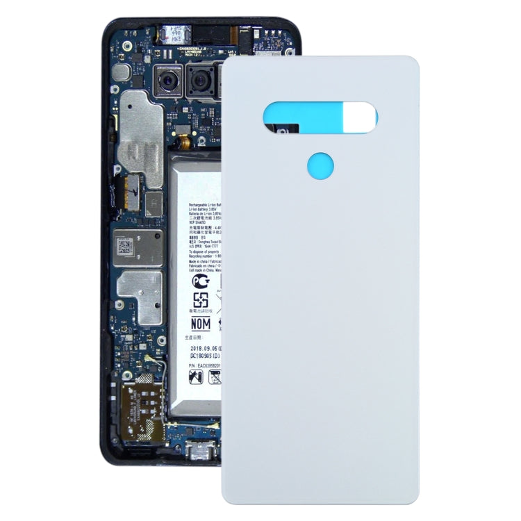 Battery Back Cover for LG Stylo 6 LMQ730TM LM-Q730TM(White) - For LG by PMC TechLife | Online Shopping South Africa | PMC TechLife | Buy Now Pay Later Mobicred