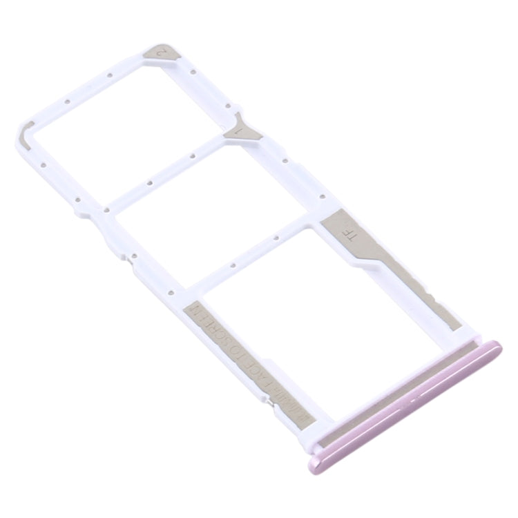 SIM Card Tray + SIM Card Tray + Micro SD Card Tray for Xiaomi Redmi 9/Poco C31(Pink) - Card Tray by PMc TechLife | Online Shopping South Africa | PMc TechLife | Buy Now Pay Later Mobicred