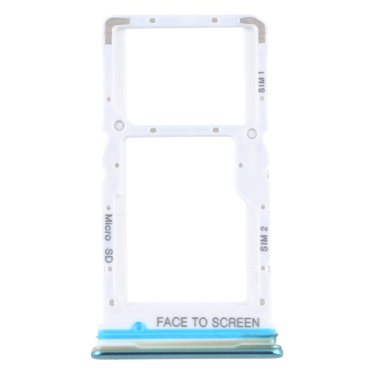 SIM Card Tray + SIM Card Tray / Micro SD Card Tray for Xiaomi Mi 10T Lite 5G (Green) - free shipping - PMC TechLife - Order now!
