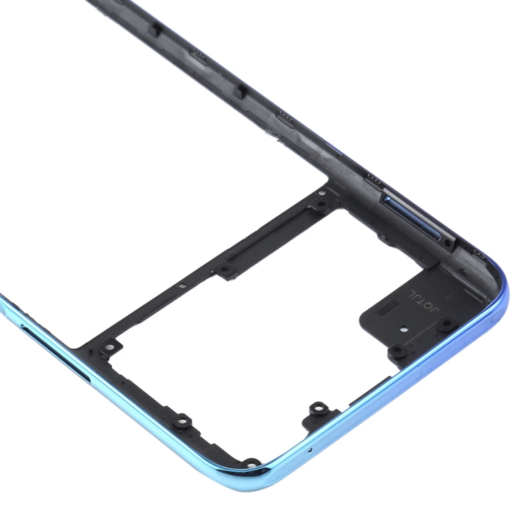 For Vivo Y51s V2002A Middle Frame Bezel Plate(Blue) - Frame Bezel Plate by PMc TechLife | Online Shopping South Africa | PMc TechLife | Buy Now Pay Later Mobicred