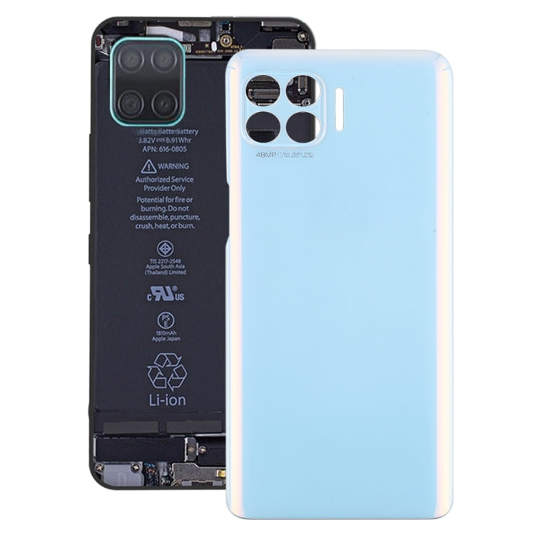 Battery Back Cover for Motorola One 5G UW / One 5G / Moto G 5G Plus / XT2075 XT2075-2 XT2075-3(White) - Back Cover by PMC TechLife | Online Shopping South Africa | PMC TechLife | Buy Now Pay Later Mobicred