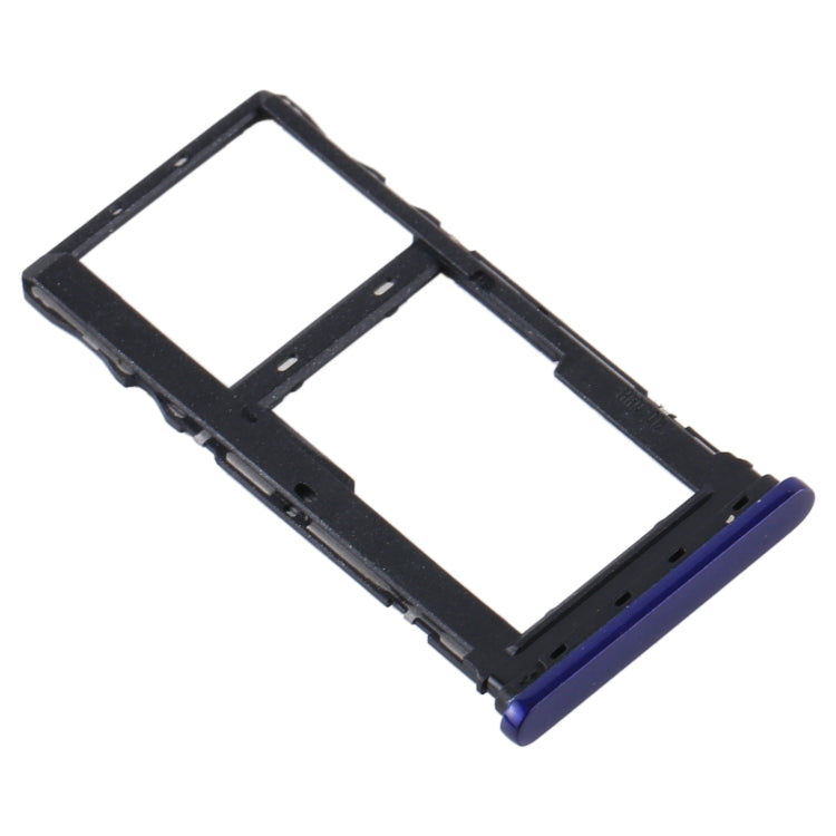 SIM Card Tray + SIM Card Tray / Micro SD Card Tray for Motorola Moto G9 Play/Moto G9 (India) (Blue) - Card Socket by PMc TechLife | Online Shopping South Africa | PMc TechLife | Buy Now Pay Later Mobicred