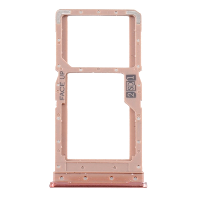 SIM Card Tray + SIM Card Tray / Micro SD Card Tray for Motorola Moto G9 Plus XT2087-1(Gold) - Card Socket by PMc TechLife | Online Shopping South Africa | PMc TechLife | Buy Now Pay Later Mobicred