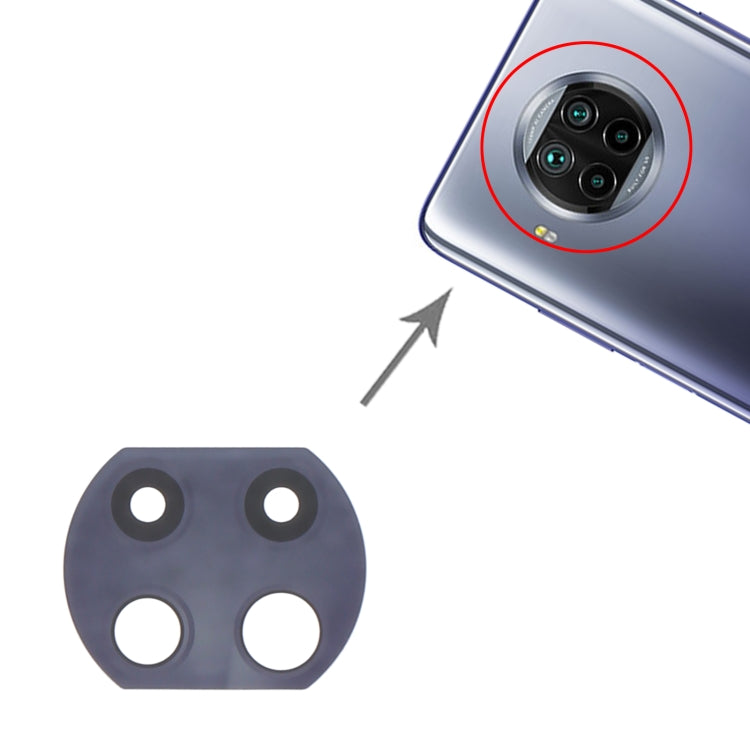 10 PCS Back Camera Lens for Xiaomi Mi 10i M2007J17I - Camera by PMC TechLife | Online Shopping South Africa | PMC TechLife