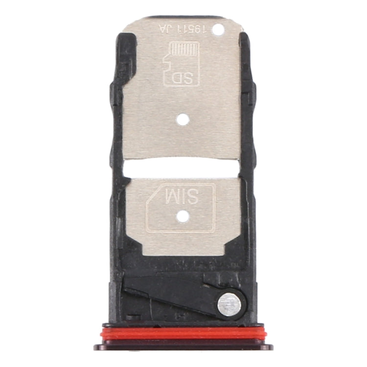 SIM Card Tray + Micro SD Card Tray for Motorola Moto Edge+ (Purple) - Card Socket by PMc TechLife | Online Shopping South Africa | PMc TechLife | Buy Now Pay Later Mobicred