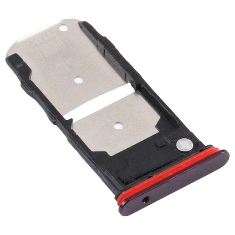 SIM Card Tray + Micro SD Card Tray for Motorola Moto Edge+ (Purple) - Card Socket by PMc TechLife | Online Shopping South Africa | PMc TechLife | Buy Now Pay Later Mobicred