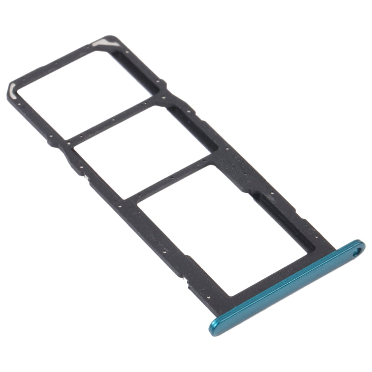 SIM Card Tray + SIM Card Tray + Micro SD Card Tray for Huawei Y7a (Green) - Card Socket by PMc TechLife | Online Shopping South Africa | PMc TechLife | Buy Now Pay Later Mobicred