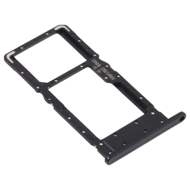 SIM Card Tray + SIM Card Tray / Micro SD Card Tray for Huawei Maimang 9 (Black) - Card Socket by PMc TechLife | Online Shopping South Africa | PMc TechLife | Buy Now Pay Later Mobicred