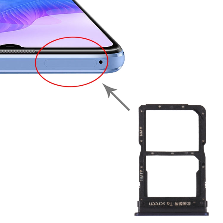 SIM Card Tray + NM Card Tray for Huawei Enjoy 20 Pro (Blue) - Card Socket by PMc TechLife | Online Shopping South Africa | PMc TechLife | Buy Now Pay Later Mobicred