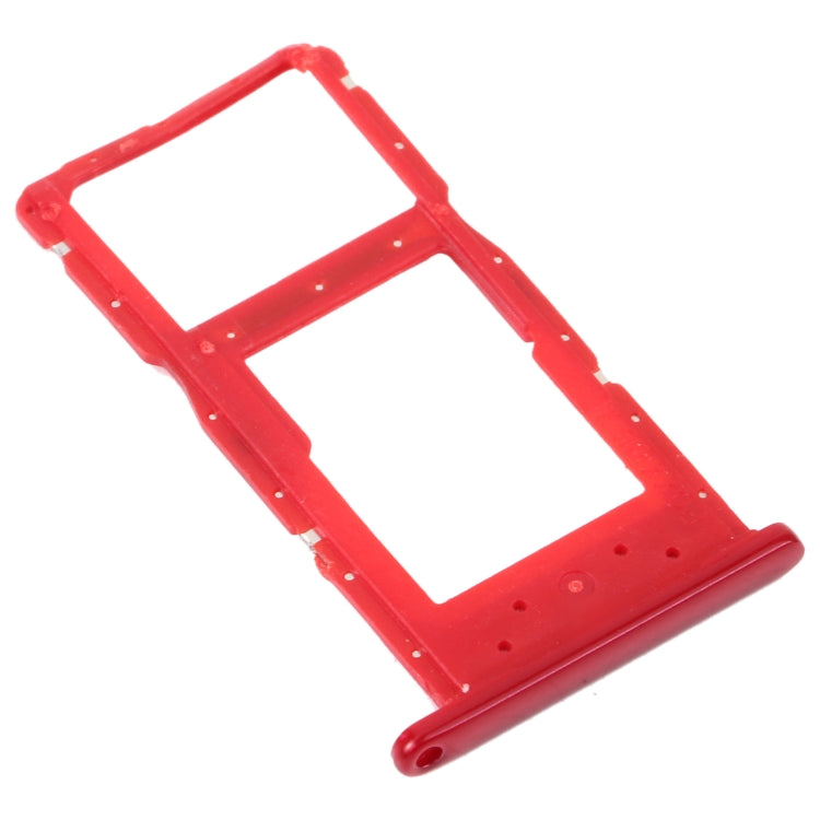 SIM Card Tray + SIM Card Tray / Micro SD Card Tray for Honor 9S (Red) - Card Socket by PMc TechLife | Online Shopping South Africa | PMc TechLife | Buy Now Pay Later Mobicred