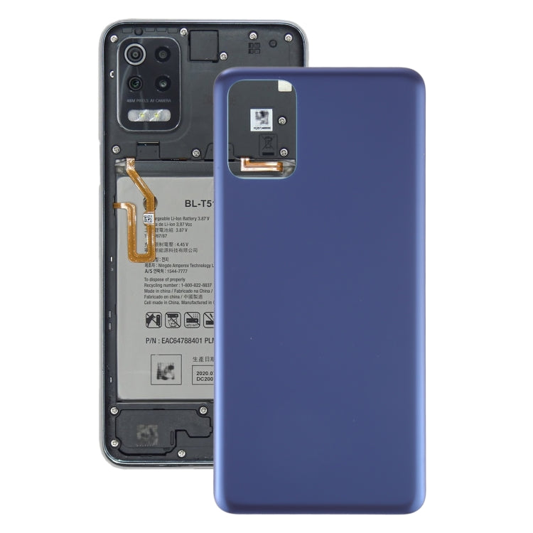 Back Battery Cover for LG K52 / K62 LMK520 LM-K520 LMK520E LM-K520E LMK520Y LM-K520Y LMK520H LM-K520H LMK525H LMK525 LM-K525H LM-K525(Blue) - For LG by PMC TechLife | Online Shopping South Africa | PMC TechLife | Buy Now Pay Later Mobicred