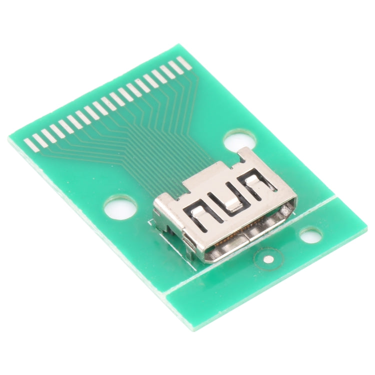Mini HDMI Female Test Board HDMI-C with PCB 19pin - free shipping - PMC TechLife - Order now!