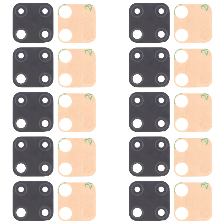 For OPPO Realme C25 RMX3193, RMX3191 10pcs Back Camera Lens - Camera Series by PMC TechLife | Online Shopping South Africa | PMC TechLife