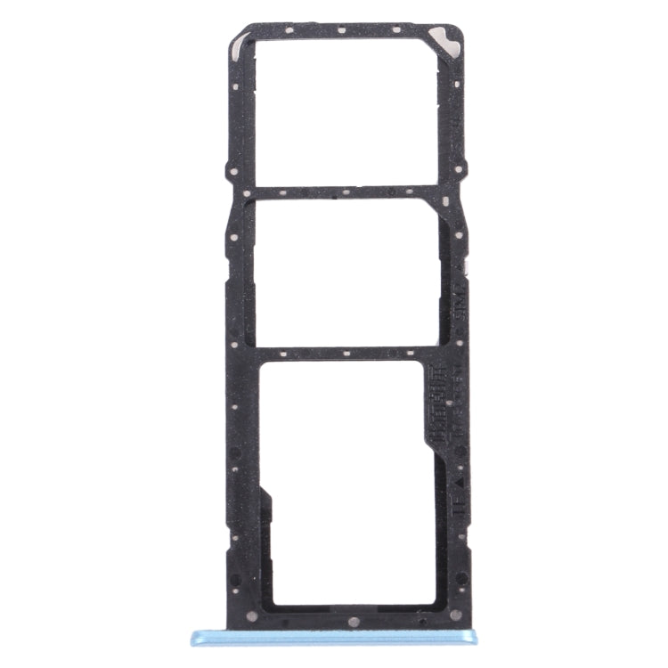 For OPPO Realme C20 / Realme C20A RMX3063, RMX3061  SIM Card Tray + SIM Card Tray + Micro SD Card Tray (Blue) - Card Socket by PMc TechLife | Online Shopping South Africa | PMc TechLife | Buy Now Pay Later Mobicred