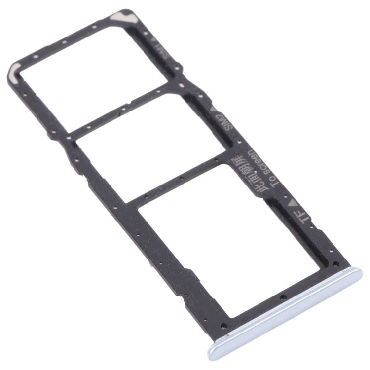 For OPPO Realme 7 (Asia) RMX2151, RMX2163  SIM Card Tray + SIM Card Tray + Micro SD Card Tray (White) - Card Tray by PMc TechLife | Online Shopping South Africa | PMc TechLife | Buy Now Pay Later Mobicred