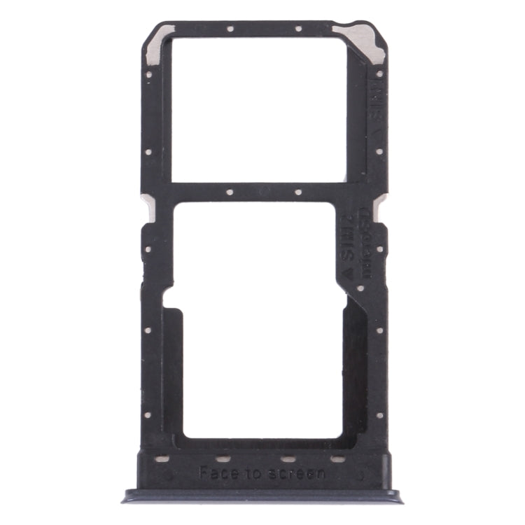 For OPPO Realme V5 5G  SIM Card Tray + SIM Card Tray / Micro SD Card Tray (Black) - Card Socket by PMc TechLife | Online Shopping South Africa | PMc TechLife | Buy Now Pay Later Mobicred