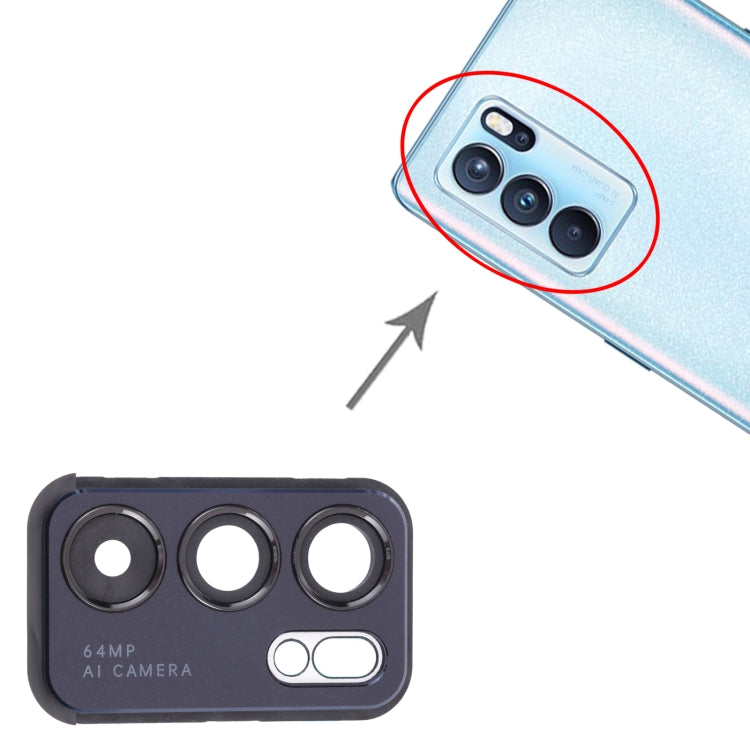 For OPPO Reno6 Pro 5G PEPM00, CPH2249  Camera Lens Cover (Black) - free shipping - PMC TechLife - Order now!
