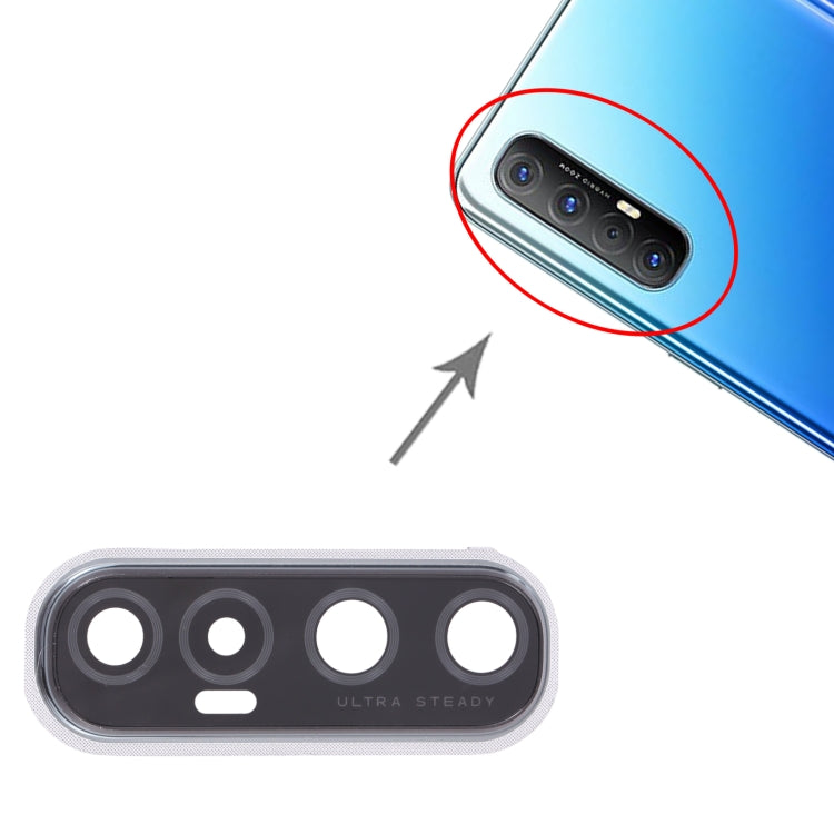 For OPPO Reno3 Pro 5G PCRM00, PCRT00, CPH2009 / Reno3 Pro 4G CPH2035, CPH2037, CPH2036  Camera Lens Cover (Black) - Camera Series by PMc TechLife | Online Shopping South Africa | PMc TechLife | Buy Now Pay Later Mobicred