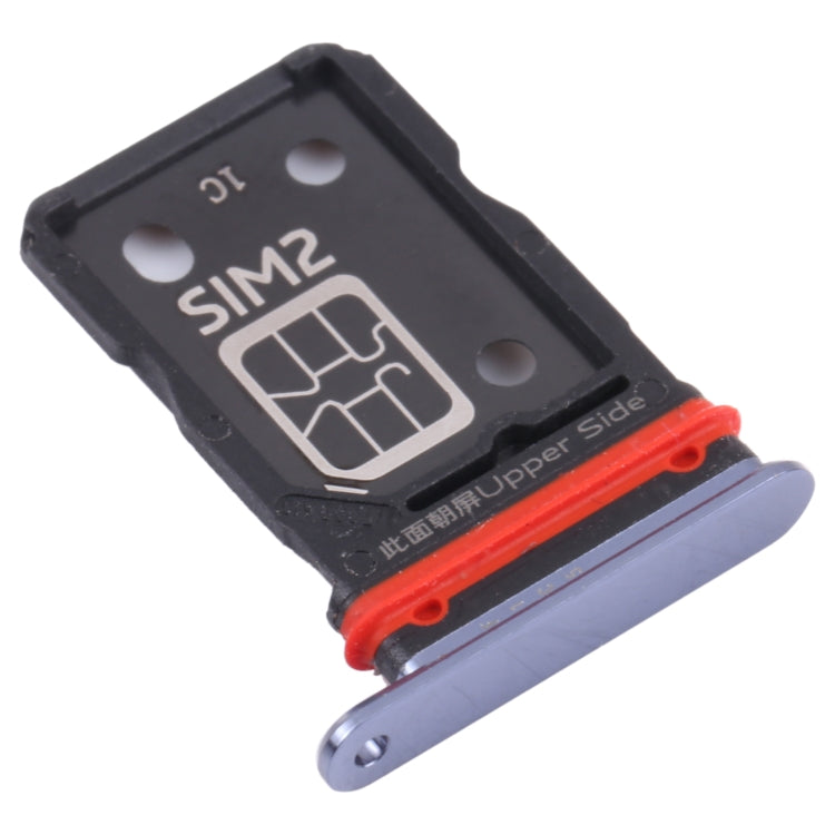 For Vivo S9 V2072A SIM Card Tray + SIM Card Tray (Black) - Card Tray by PMc TechLife | Online Shopping South Africa | PMc TechLife | Buy Now Pay Later Mobicred