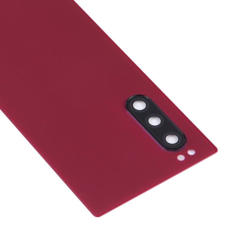 Battery Back Cover for Sony Xperia 5(Red) - Back Cover by PMC TechLife | Online Shopping South Africa | PMC TechLife | Buy Now Pay Later Mobicred