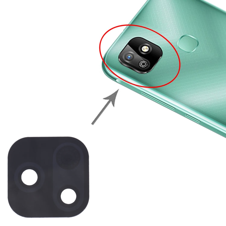 For Infinix Smart HD 2021 X612, X612B 10pcs Back Camera Lens - Camera Parts by PMc TechLife | Online Shopping South Africa | PMc TechLife | Buy Now Pay Later Mobicred