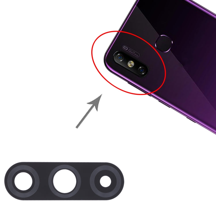 For Infinix Smart 4c X653C 10pcs Back Camera Lens - Camera Parts by PMc TechLife | Online Shopping South Africa | PMc TechLife | Buy Now Pay Later Mobicred