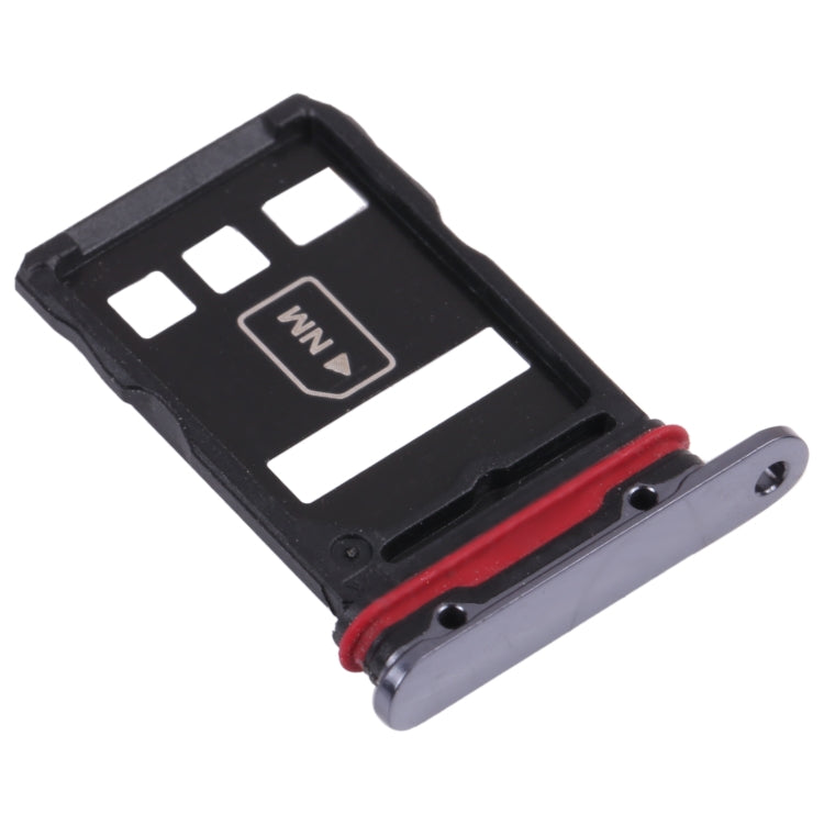 SIM Card Tray + NM Card Tray for Huawei Mate 40 Pro+(Black) - Card Socket by PMc TechLife | Online Shopping South Africa | PMc TechLife | Buy Now Pay Later Mobicred