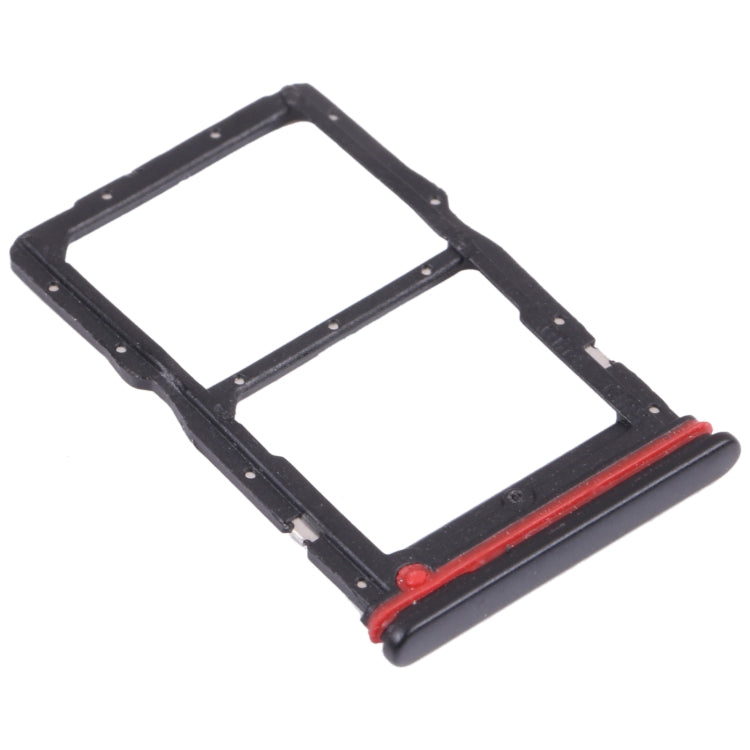 SIM Card Tray + NM Card Tray for Huawei nova 7 SE 5G Youth (Black) - Card Socket by PMc TechLife | Online Shopping South Africa | PMc TechLife | Buy Now Pay Later Mobicred