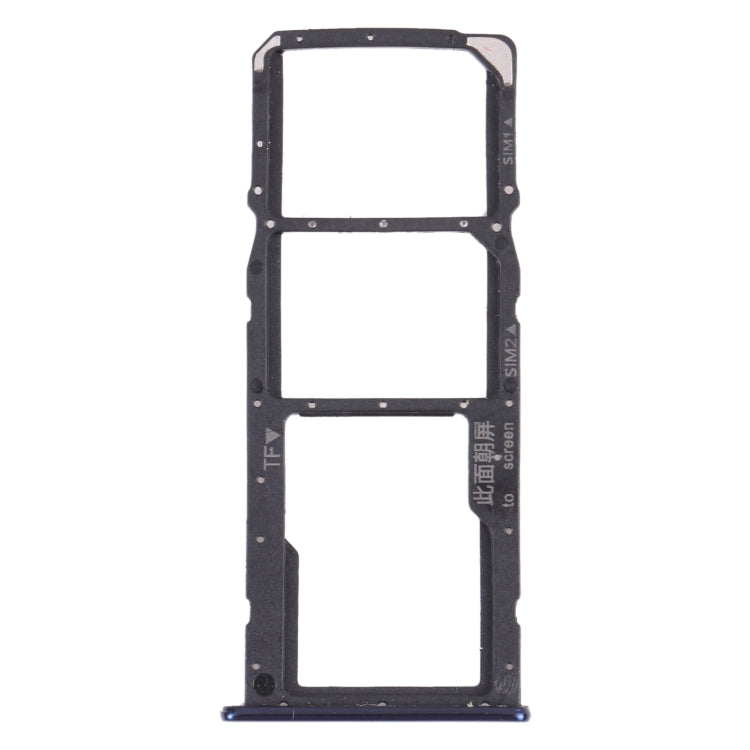 SIM Card Tray + SIM Card Tray + Micro SD Card Tray for Huawei Y7 Pro 2018 (Blue) - Card Socket by PMc TechLife | Online Shopping South Africa | PMc TechLife | Buy Now Pay Later Mobicred