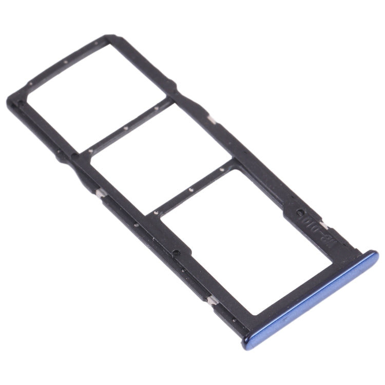 SIM Card Tray + SIM Card Tray + Micro SD Card Tray for Huawei Y7 Pro 2018 (Blue) - Card Socket by PMc TechLife | Online Shopping South Africa | PMc TechLife | Buy Now Pay Later Mobicred