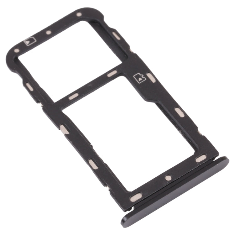 SIM Card Tray + Micro SD Card Tray for ZTE Blade V9 (Grey) - free shipping - PMc TechLife - Order now!