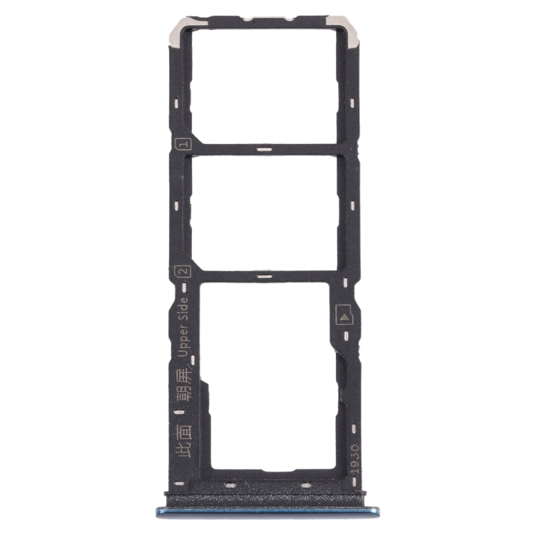 For vivo Y11s V2028 SIM Card Tray + SIM Card Tray + Micro SD Card Tray (Blue) - Card Socket by PMc TechLife | Online Shopping South Africa | PMc TechLife | Buy Now Pay Later Mobicred