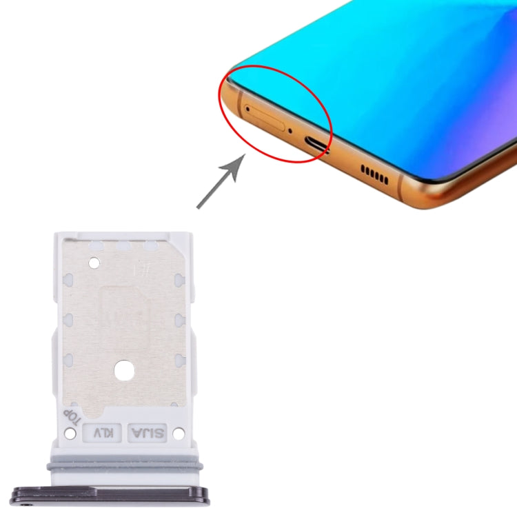 For Samsung Galaxy S22+ 5G / S22 5G / SM-S906B SM-S901B Original SIM Card Tray + SIM Card Tray (Black) - free shipping - PMc TechLife - Order now!